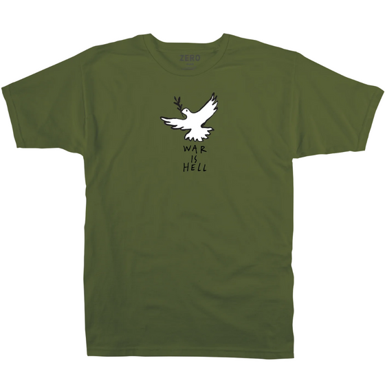 War Is Hell Zero Shirt Army Green