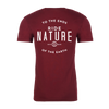 Maroon Globe Logo Tee