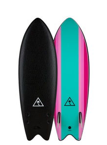 HERITAGE 5'6'' RETRO FISH - TWIN FIN
