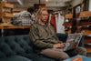 Classic Olive Globe Sweatshirt