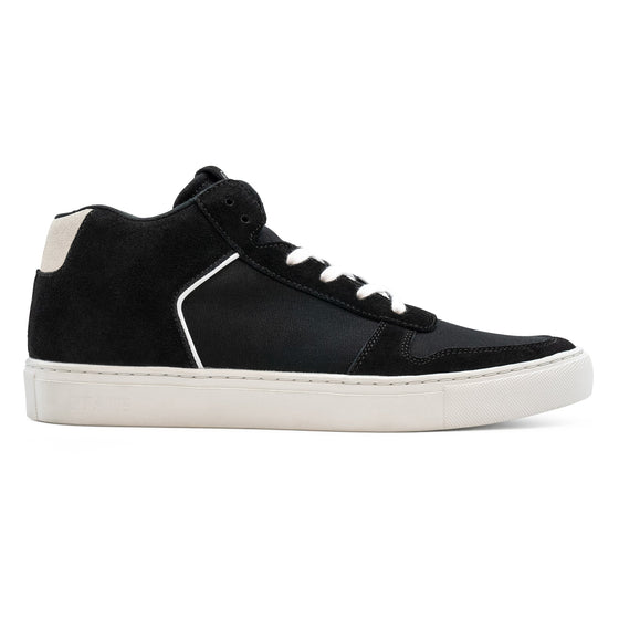 Sterling Black/White Suede State Footwear