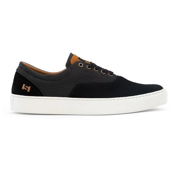 Pacifica-Cup Black/White Suede State Footwear