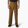 Double Knee Dickies Skateboarding Pants Brown Duck w/ Contrast Stitch