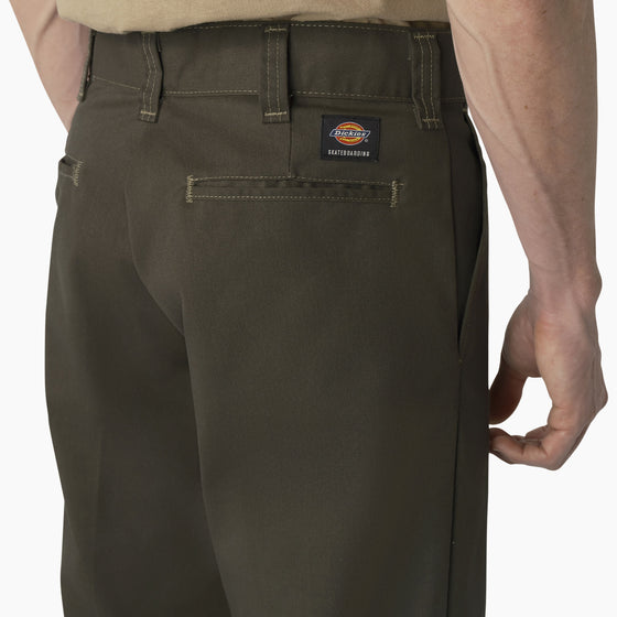 Double Knee Dickies Skateboarding Pants Olive Green