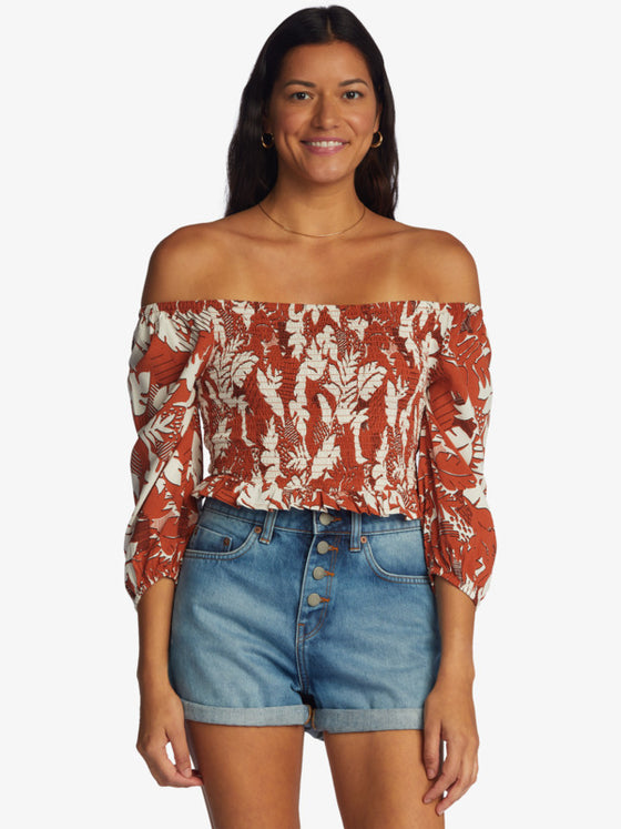 Like The Sun - Off The Shoulder Top for Women