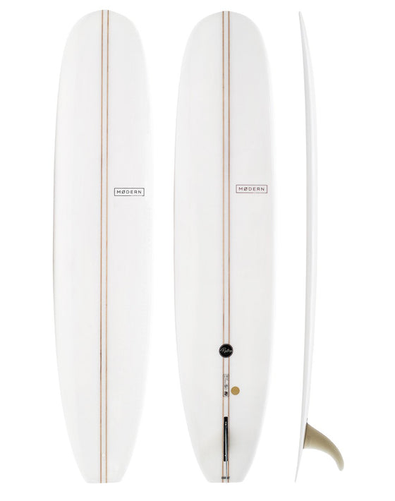 9’1 Modern Retro PU Double Stringer Clear