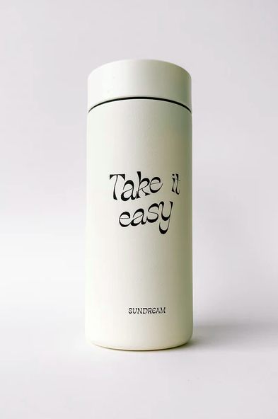 Take it Easy Travel Tumbler, 12oz, 360 Tumbler Lid