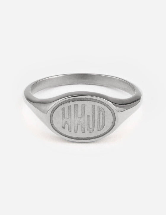 Silver WWJD Ring: 8